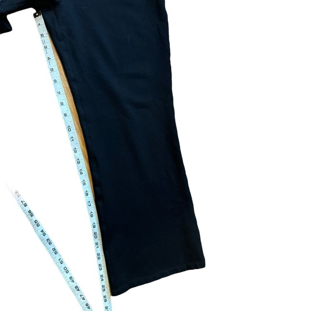 Quince Black Boot Cut Flare Pants High-Rise - Picture 11 of 14